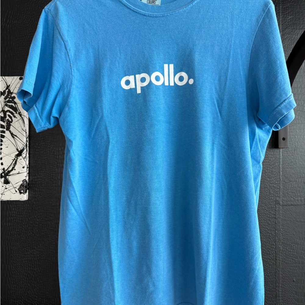 Apollo Moda Vintage Blue Logo Tee